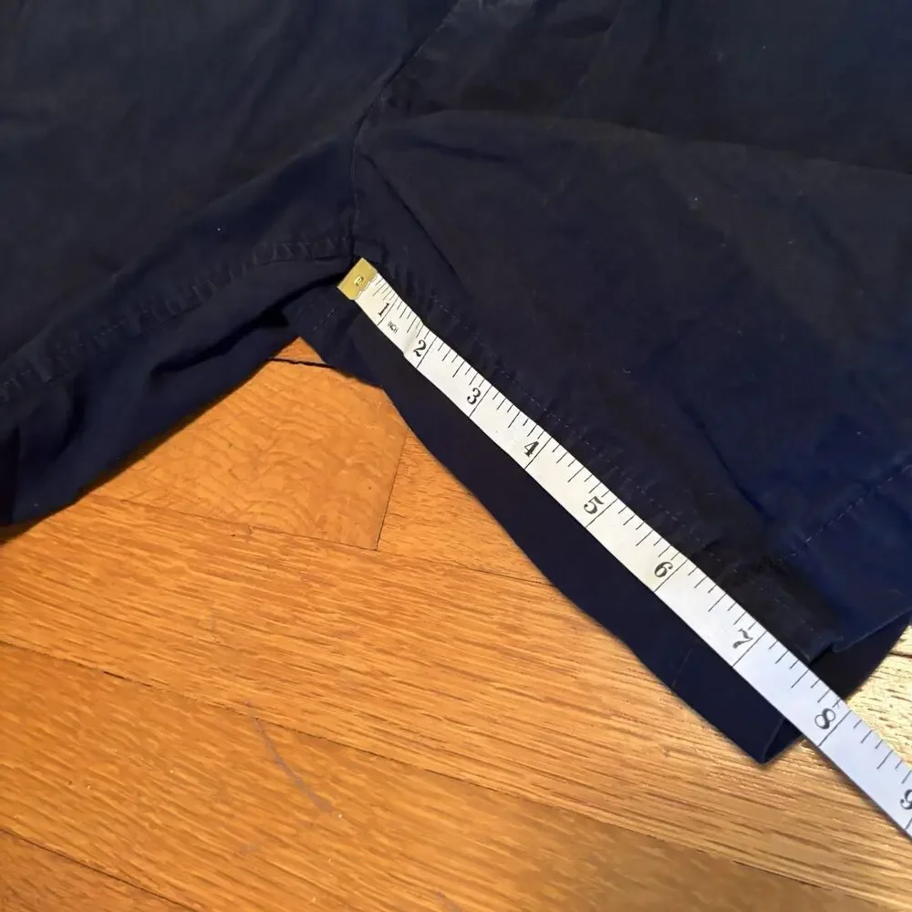 BANANA REPUBLIC Men’s Navy Preppy Organic Deck Shorts Casual Flat Large